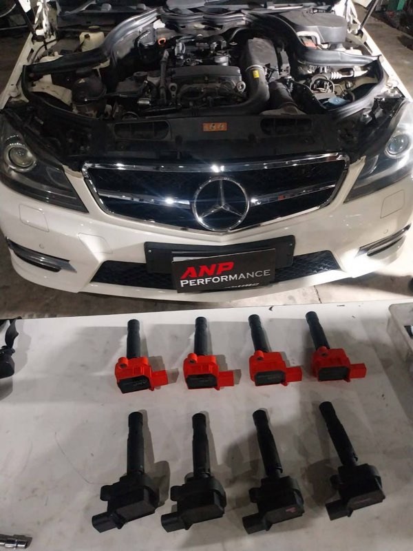 Mercedes-Benz C-Class เปลี่ยนคอยล์จุดระเบิด